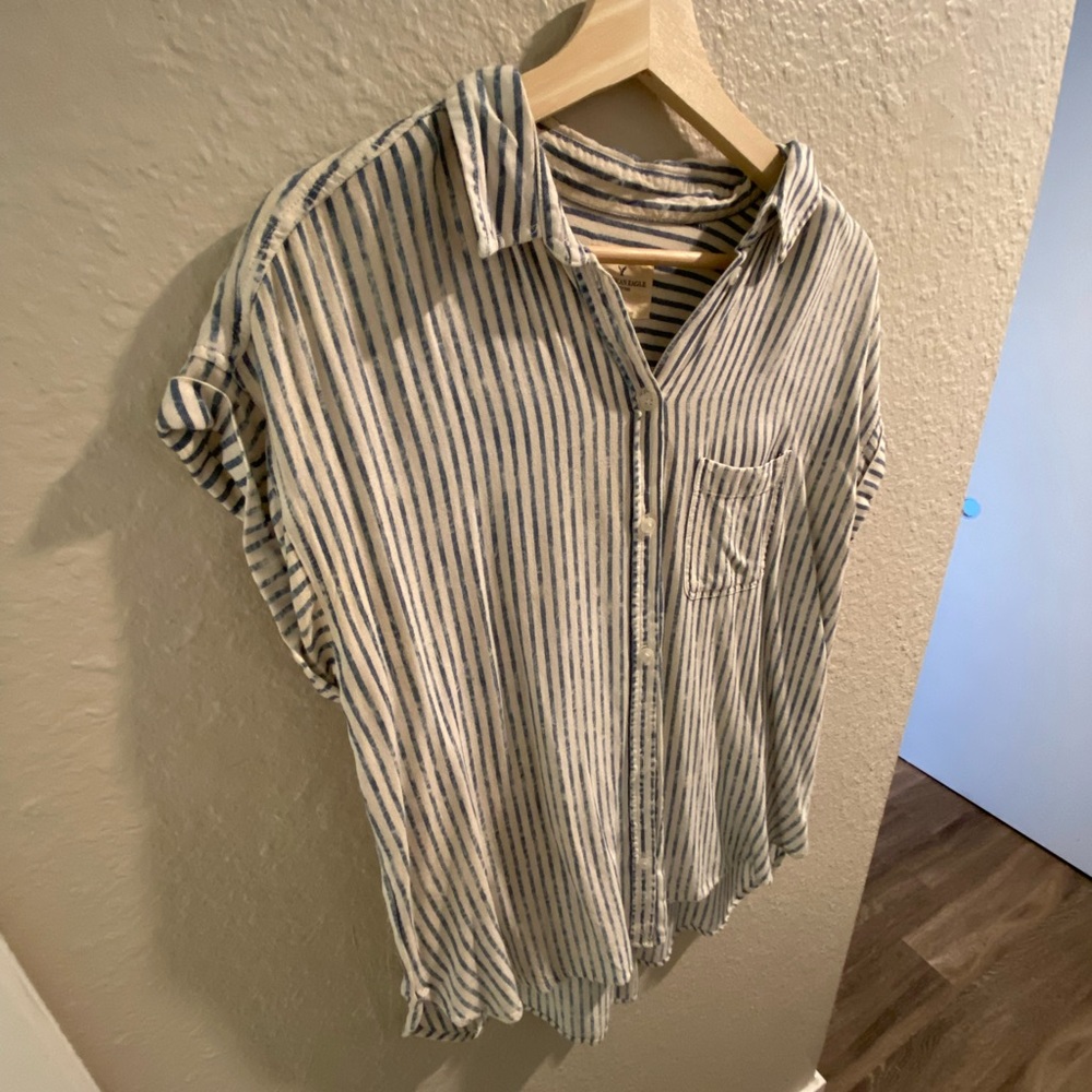 American eagle button down tee - Picture 3 of 4